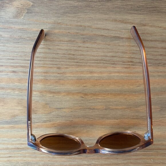 Anine Bing Brown Sunglasses with Leather Case - Picture 2 of 8